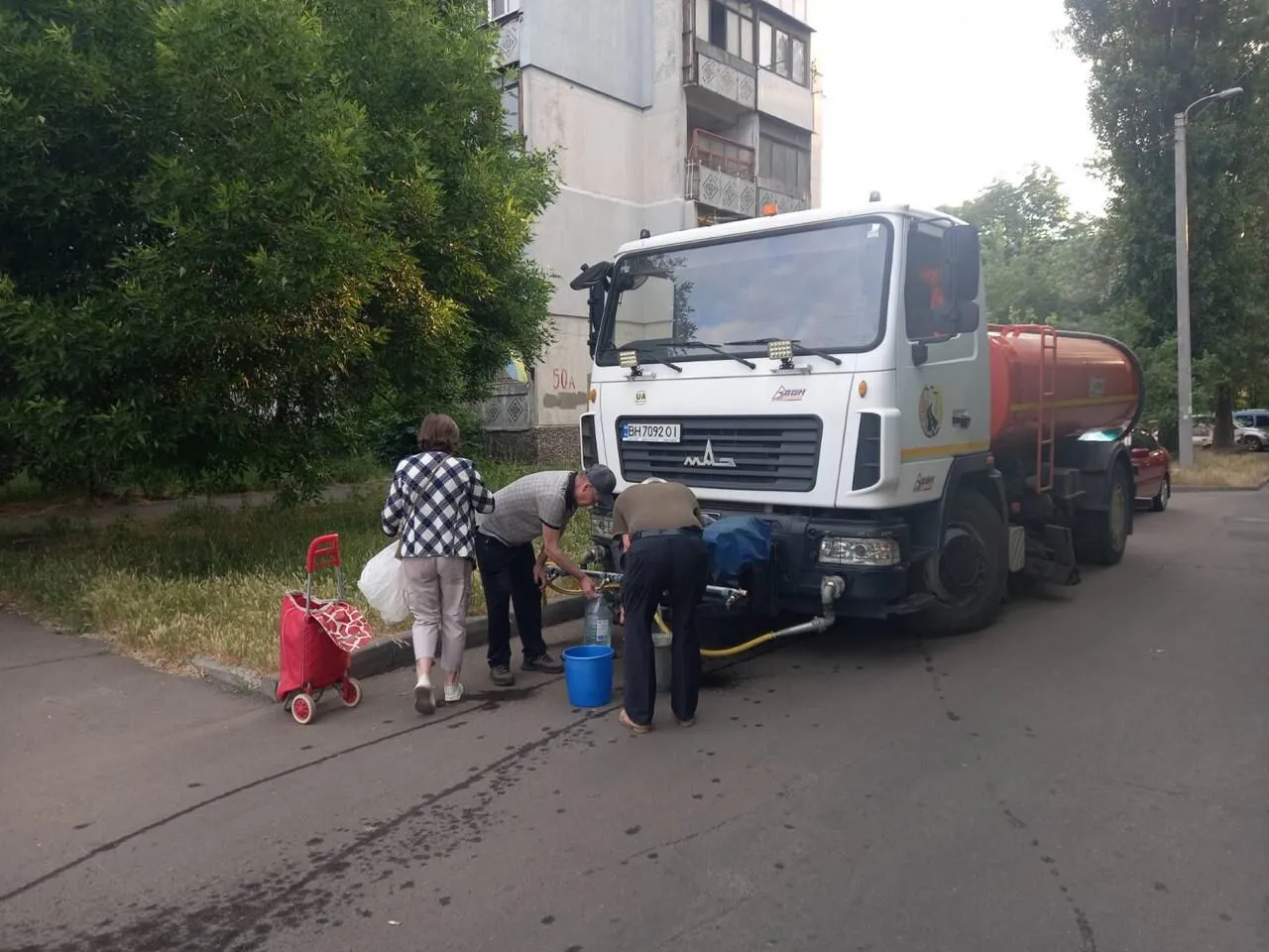 Where to get water in Odesa