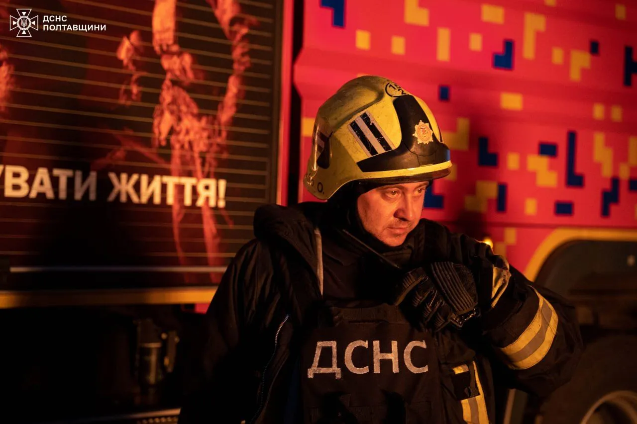 Hit by missiles and drones: consequences of a massive attack by Russian forces on Poltava region. Photo