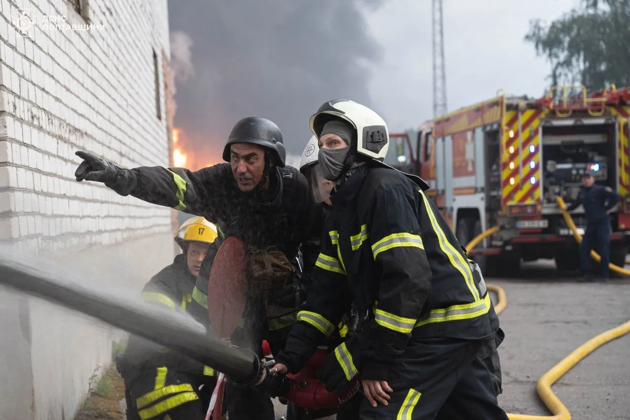 Hit by missiles and drones: consequences of a massive attack by Russian forces on Poltava region. Photo
