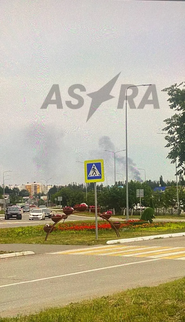 У російському Татарстані атаковано місто, де збирають дрони: виникла пожежа. Відео dqxikeidqxihhant