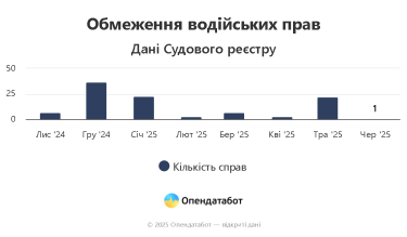 Фото 2 — Дев’ятьох водіїв в Україні вже позбавили прав через порушення військового обліку: скільки судових справ на розгляді dqxikeidqxidqrant