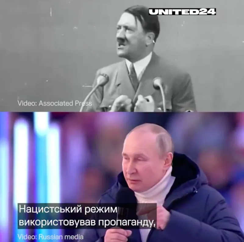 Замученные пленные, похищенные дети, разрушенные города: Зеленский сравнил Россию с нацистами