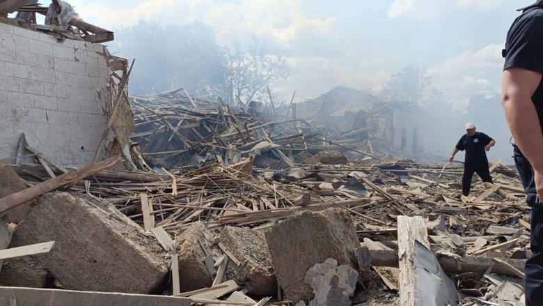 consequences of the strike on the Kamianske region