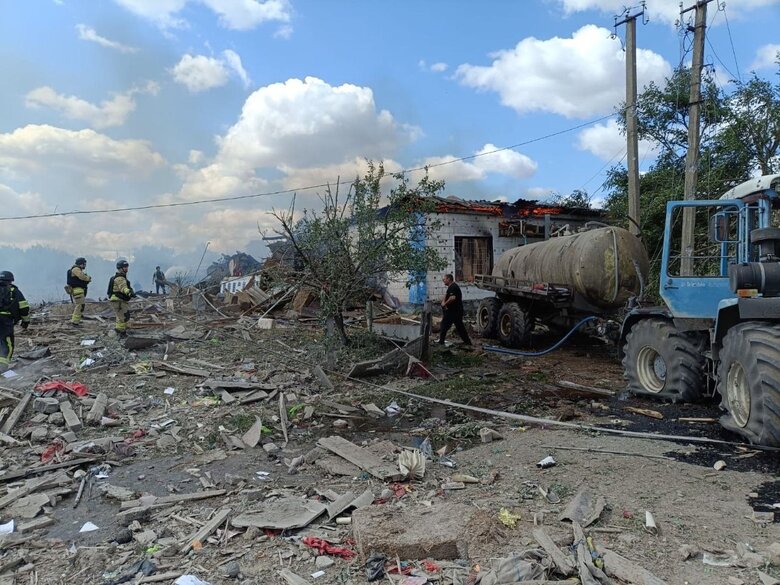 consequences of the strike on the Kamianske region