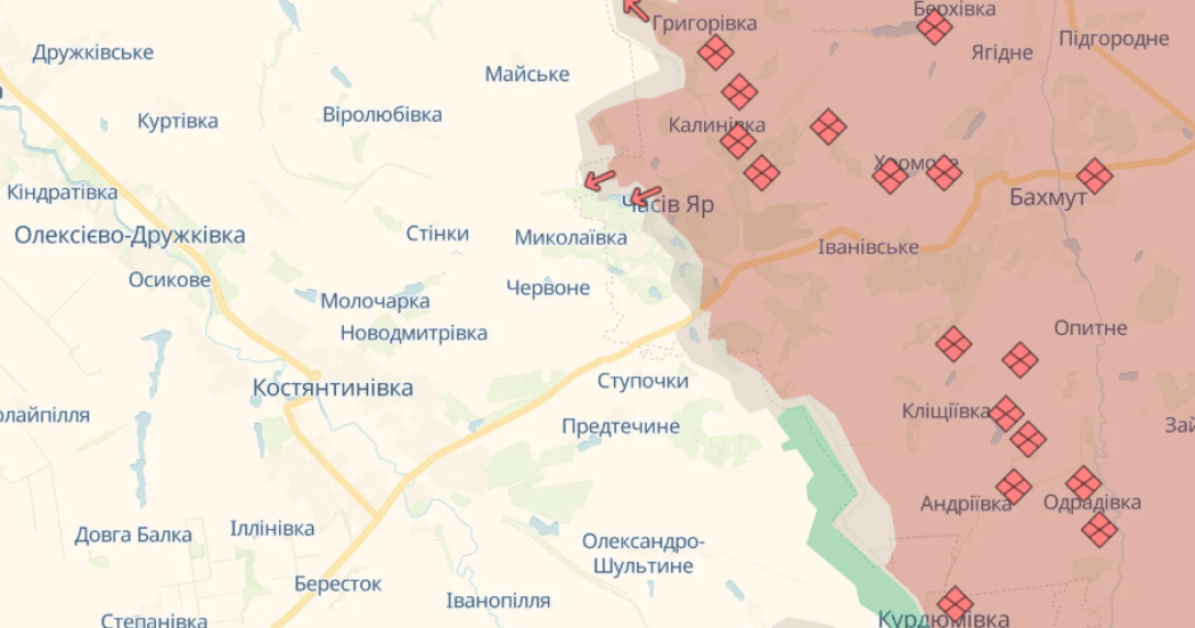 Chasiv Yar map deepstate