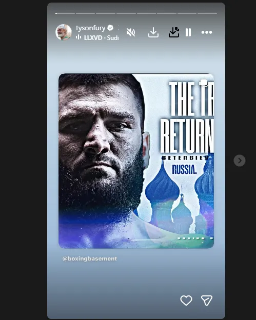 Тайсон Фьюри слетел с катушек и окончательно продался России: сделал репост новости с Путиным