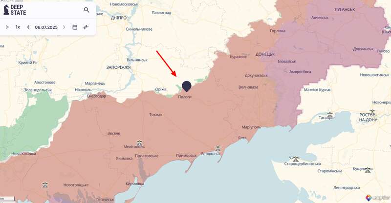 Ukrainian aviation destroyed the enemy’s control point near Pologi. Video