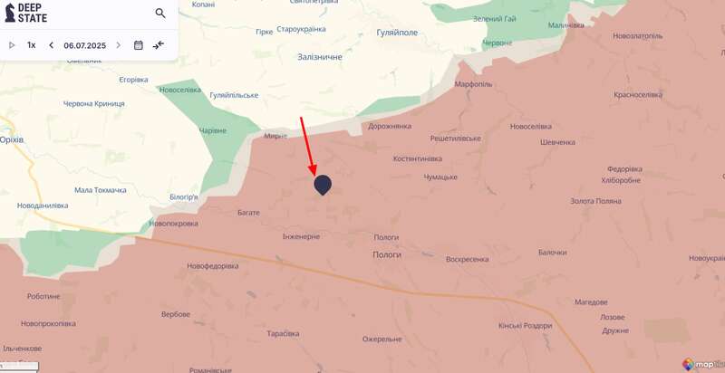 Украинская авиация уничтожила пункт управления врага возле Пологов. Видео