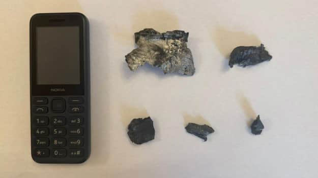 Shrapnel collected on the territory of the nunciature in Kyiv dqxikeidqxidqrant