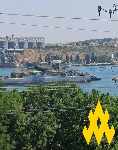 Black Sea Fleet ship in Sevastopol
