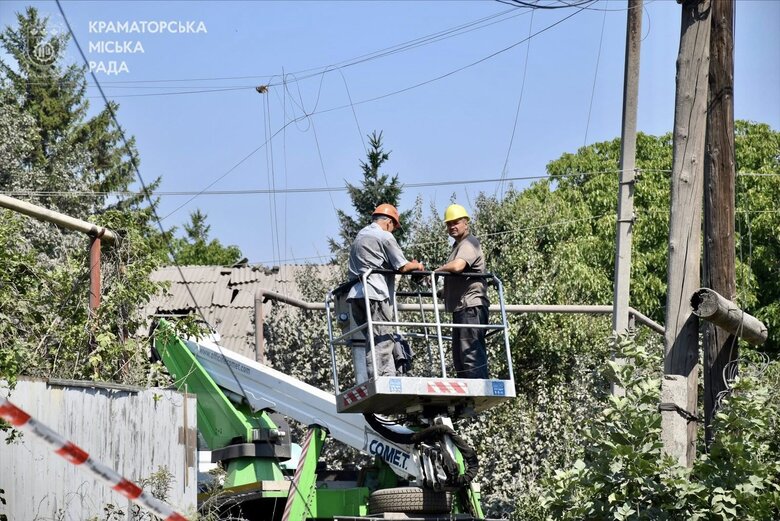 Kramatorsk after shelling