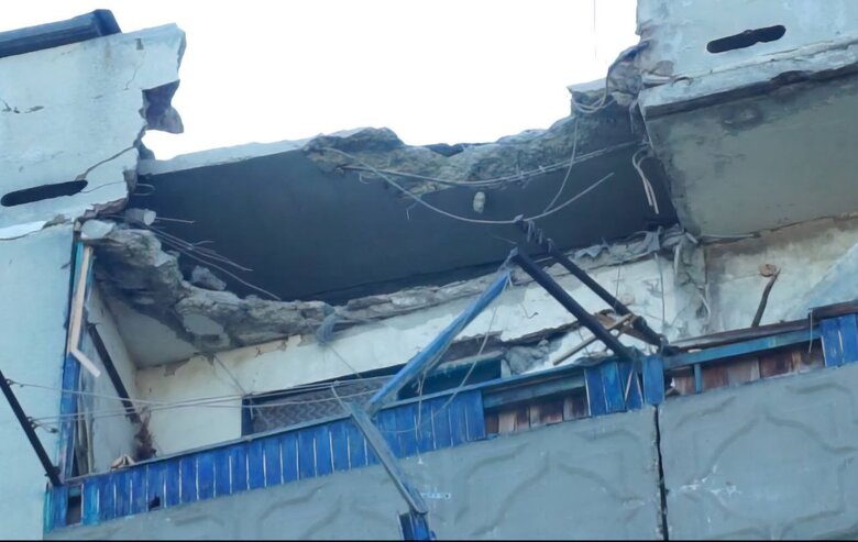 aftermath of the strike on Pavlohrad