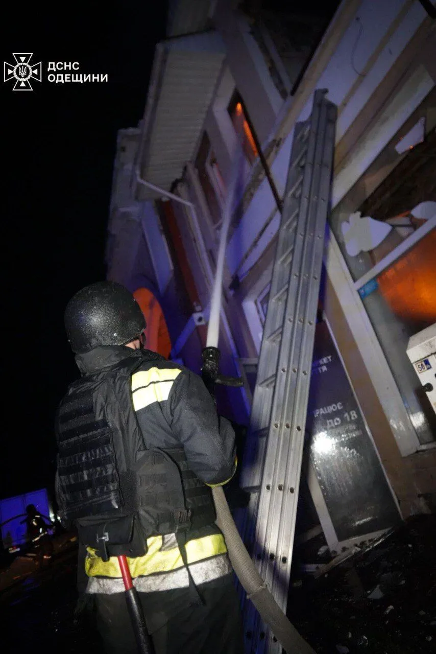 Shahed attack on Odesa dqxikeidqxidqrant