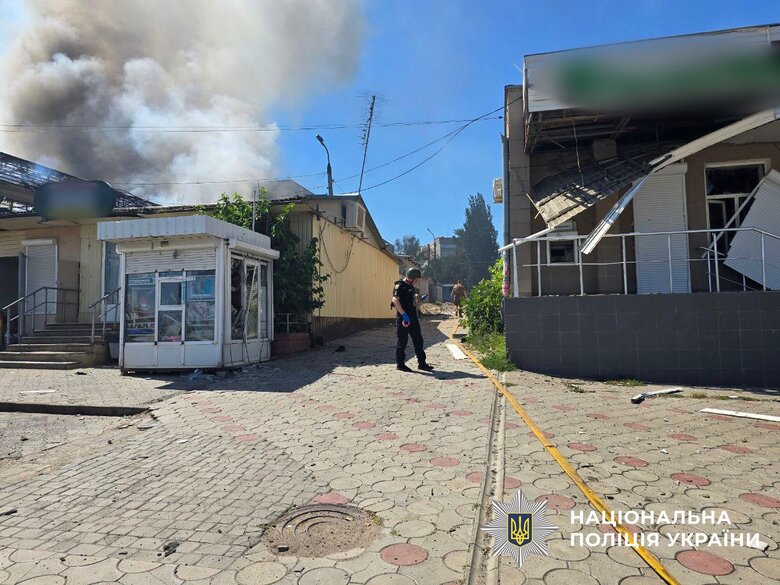 Druzhkivka after the shelling