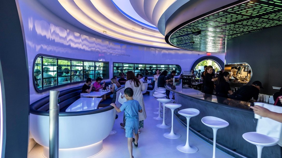 tesla diner ресторан Илона Маска