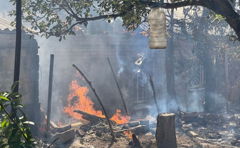 Nikopol region after the shelling
