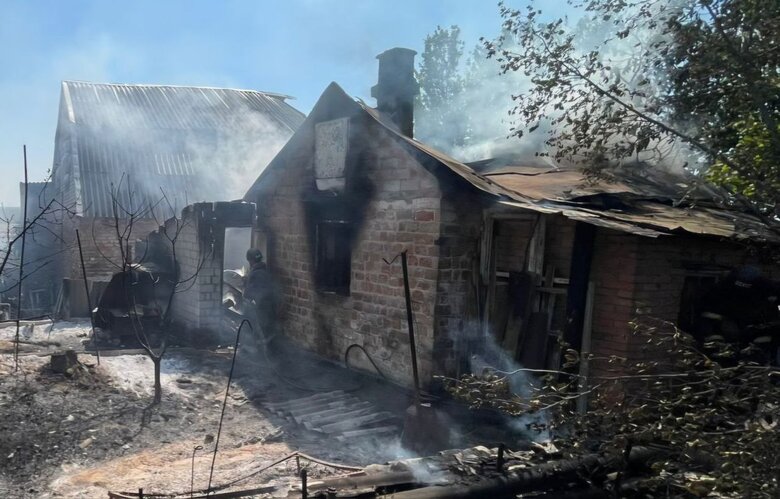 Nikopol region after the shelling