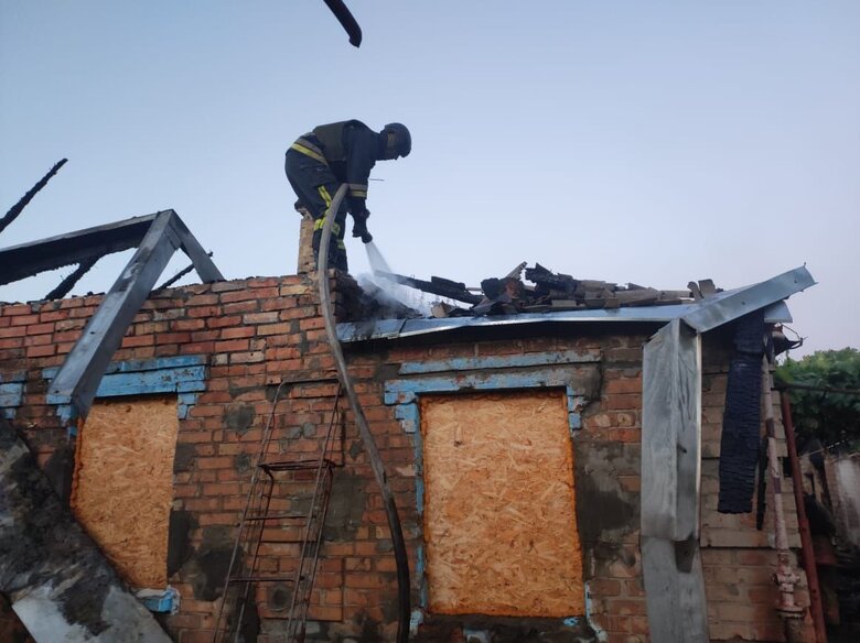 Nikopol region after shelling dqxikeidqxittant