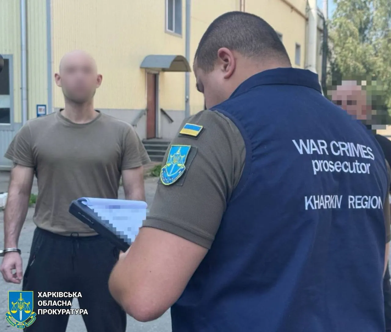 Executed three Ukrainian soldiers in Vovchansk: in Kharkiv region, a captured Russian occupier will be tried. Photo