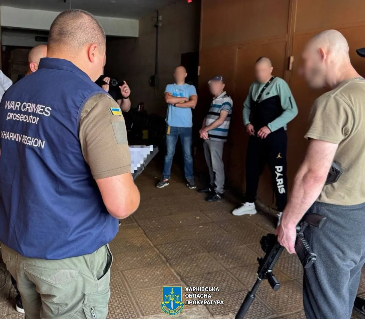 Executed three Ukrainian soldiers in Vovchansk: in Kharkiv region, a captured Russian occupier will be tried. Photo