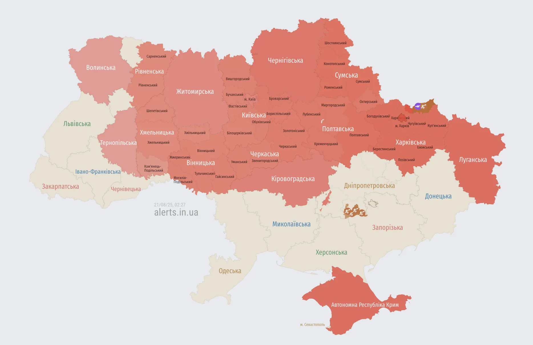 Russia massively attacked Ukraine 