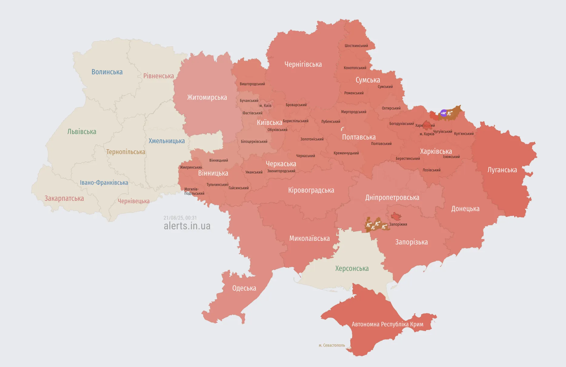 Russia massively attacked Ukraine 