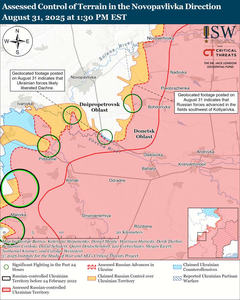 Армия РФ наступает по всем направлениям фронта, но продвижения нет – ISW