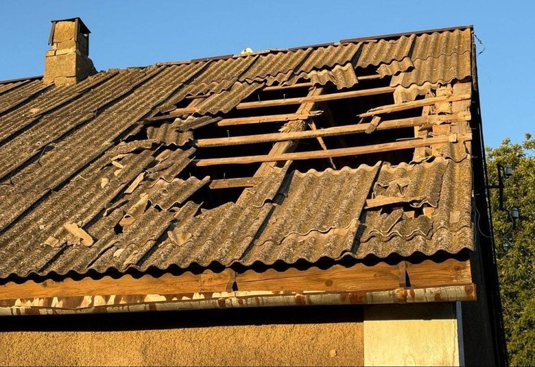 Nikopol region after the shelling dqxikeidqxidqrant