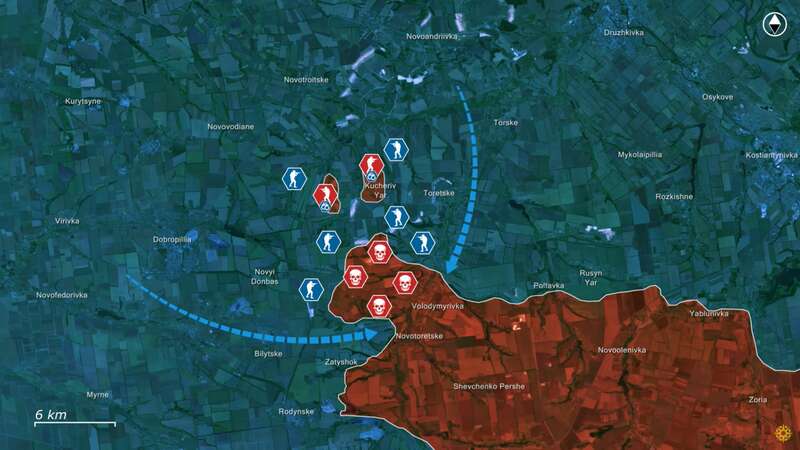 AFU completes encirclement of the enemy in Dobropillya - Reporting from Ukraine. Map dqxikeidqxidqrant