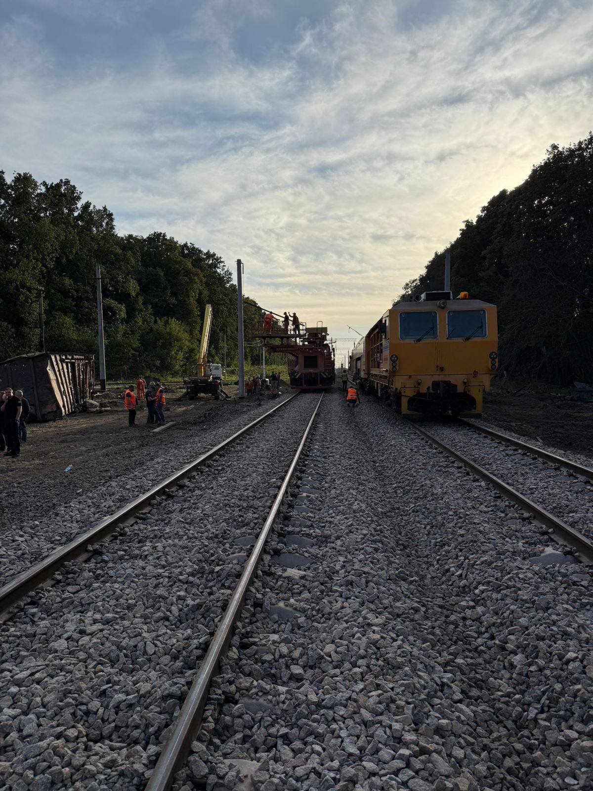 Record result: train traffic restored in Kyiv region after explosions. Photo