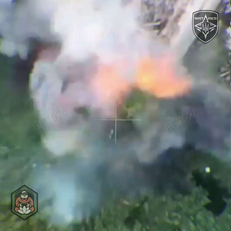 Ударный беспилотник Нацгвардии уничтожил российского военного. Видео