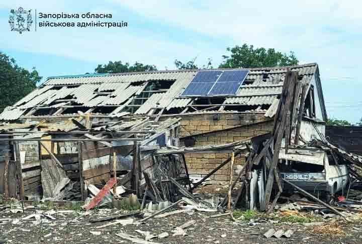 Zaporizhzhia after the shelling dqxikeidqxidqeant