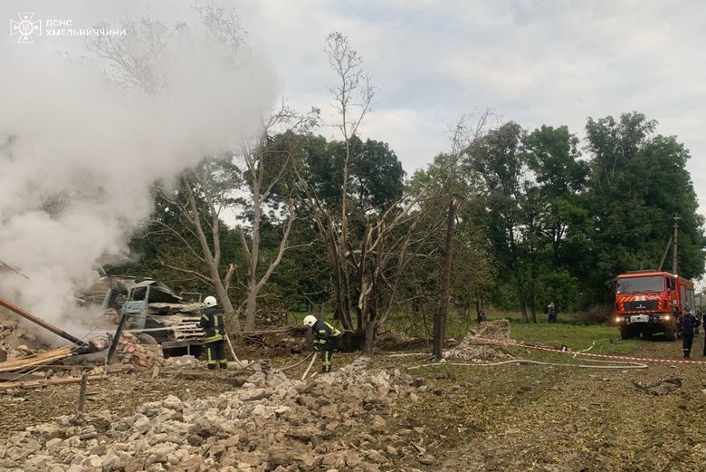Khmelnytskyi region after shelling