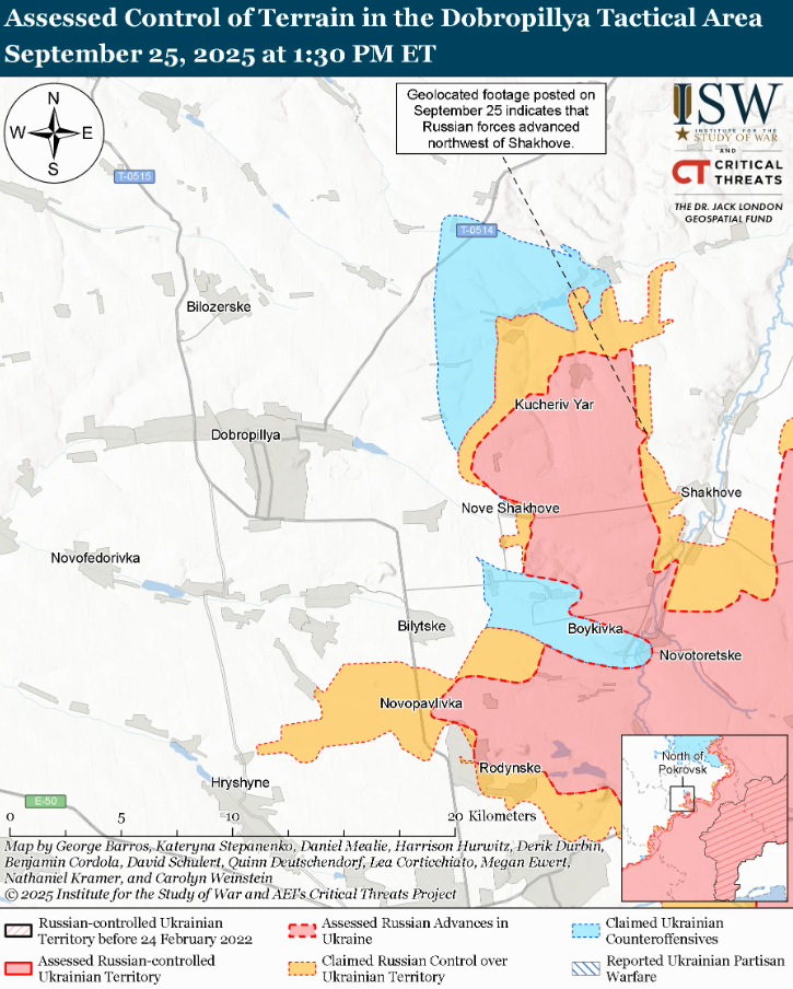 Росія перегруповує сили для наступу на кількох напрямках фронту, але є