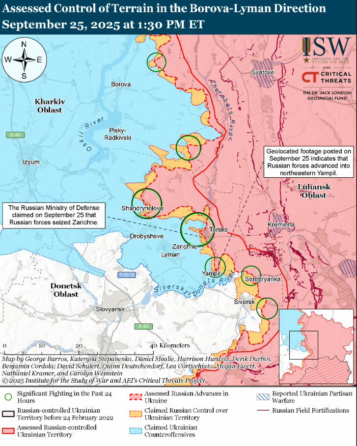 Росія перегруповує сили для наступу на кількох напрямках фронту, але є
