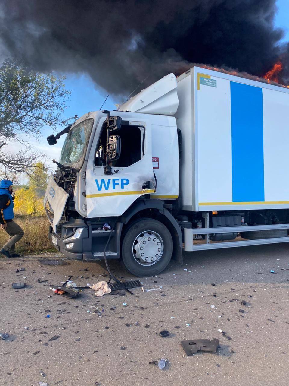 Russian military attacked vehicles of a humanitarian mission in Kherson region: how the UN reacted