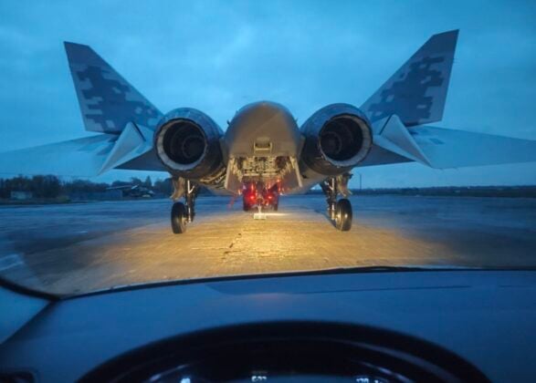 Російський винищувач Су-57 «Фелон». Знімки з Telegram dqxikeidqxiqtuant