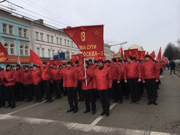 Милитаристский марш в Москве Кургиняна dqxikeidqxidqeant