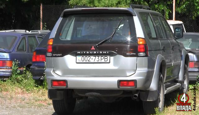 Авто на якому приїхали родичі Таргонія