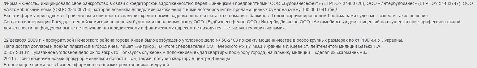 Фирма Юность