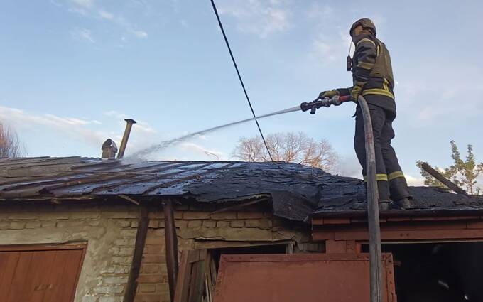 As a result of Russian shelling in the Nikopol district, a person was injured, and a fire broke out