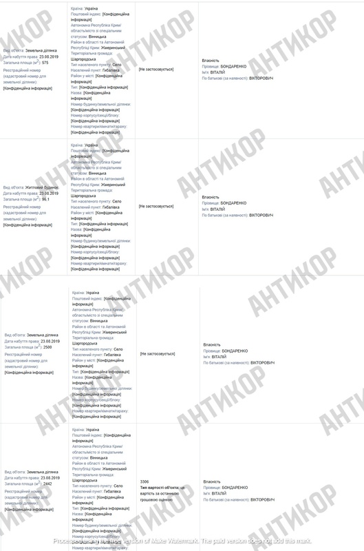 Андрей Казак, декларация
